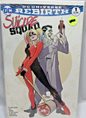 DC Rebirth Suicide Squad 1 Dynamic Forces /3000 Exclusive Variant Cover ...