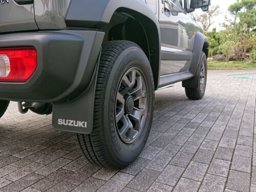 SUZUKI JIMNY SIERRA JB74W Genuin Mud Flap Black 4 Sheets Set 72201-78R00-BK1 OEM - Picture 9 of 11