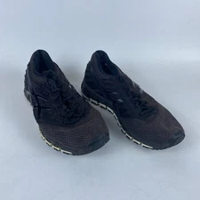 Asics Gel Quantum 180 Black Running Sneakers Unisex Black Carbon Mesh Lace-Up