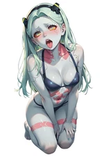 Rebecca Cyberpunk Edgerunners Waifu Weatherproof Anime Sticker 6" Car Decal