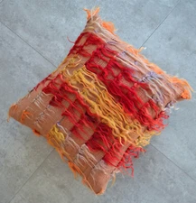 16″ Vintage Kilim Rug Cushion Pillow Covers Handmade Wool Kelim Cushions Decor