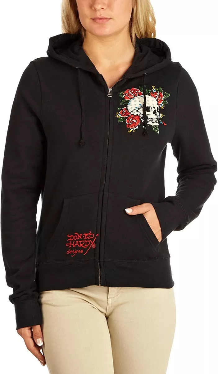 Ed hardy hotsell hoodie women's