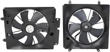 Air Radiator Condenser Cooling Fan Assembly Motor Shroud Compatible with 2002-20