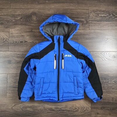 スキー London Fog Down jacket Zip-Front Long Length Puffer Jacket with Zip-Off Fur Trim