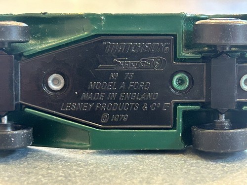Vintage 1979 Matchbox SuperFast Model A Ford No. 73 Lesney Made in England - Picture 11 of 11