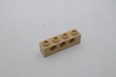 Lego Technic 10x Lochbalken 1x4 brick 3701 beige tan