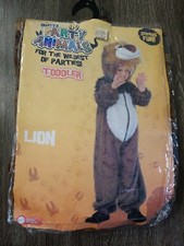 L Child Party Animals Lion Halloween Costume Size Toddler 3-5