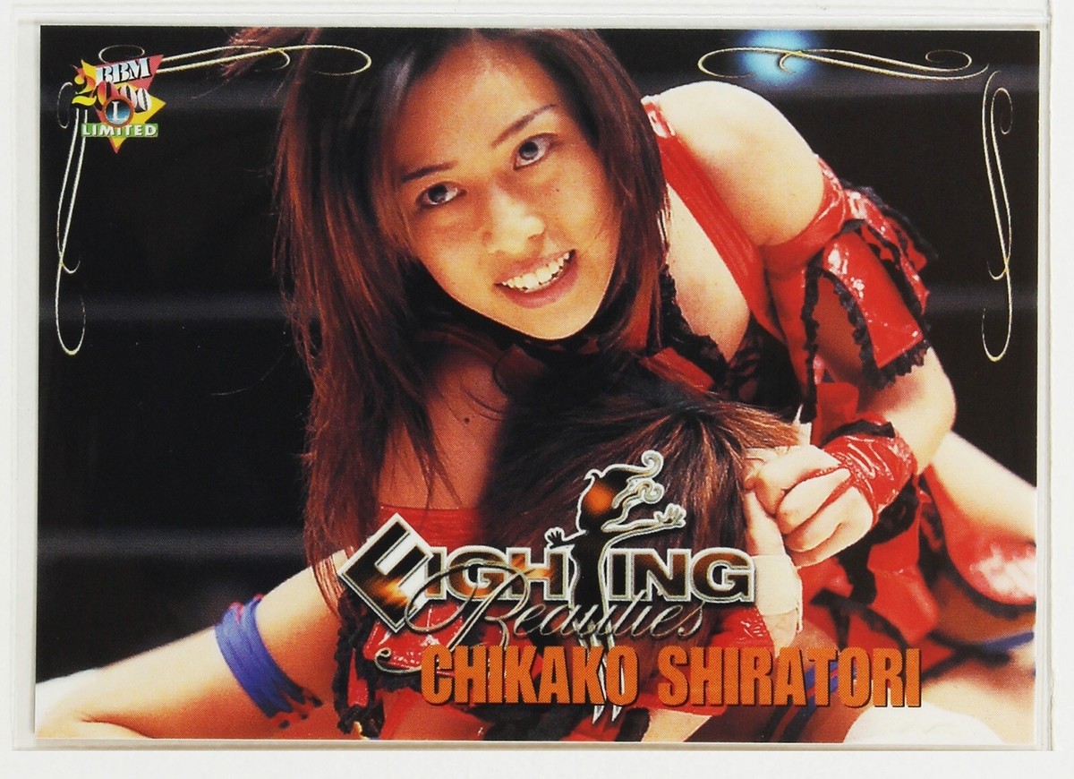chikako CHIKAKO SHIRATORI - 2000 Limited BBM Women's Pro-Wrestling Trading
