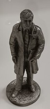 Figura Médico Profesión Médica Médica Médica Médico Metal Peltre Hudson De Colección