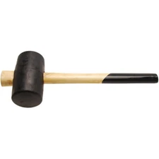 mazzuola diam. 75mm750gr rubber - code bgs1862 KRAFTMANN workshop