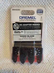 Brand New Dremel MM480BU Wood Flush Cut Oscillating Blades 3-Pack WOOD BLADE NEW