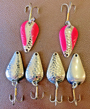 Stee-Lee Spoons Lot 0f 6 Steehead/Salmon #1 Steelhead Spoon of all-time #19B