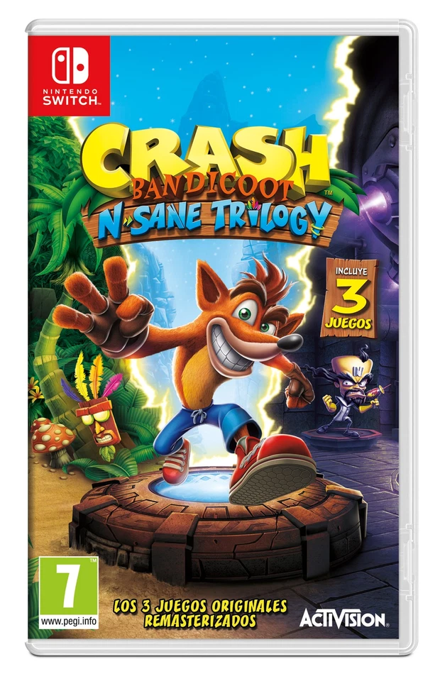 JUEGO NINTENDO SWITCH CRASH BANDICOOT N. SANE TRILOGY N-SWITCH 20372561