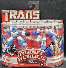Transformers Robot Heroes G1 Mirage vs. Starscream
