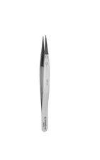 Excelta 159A-RT - Tweezers Straight  Carbon Fiber 0.015' x 0.02' Tip Precision 
