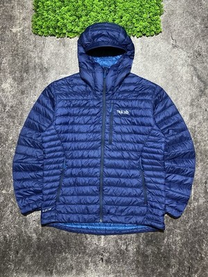 RAB Microlight Alpine Jacket Down PERTEX QUANTUM Blue QDB-12 Outdoor XL