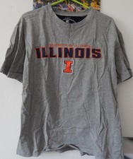Herren T-Shirt University of Illinois (Grau) Gr. L