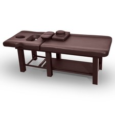 Stationary Massage Table PU Leather for Physical Therapy  Spa