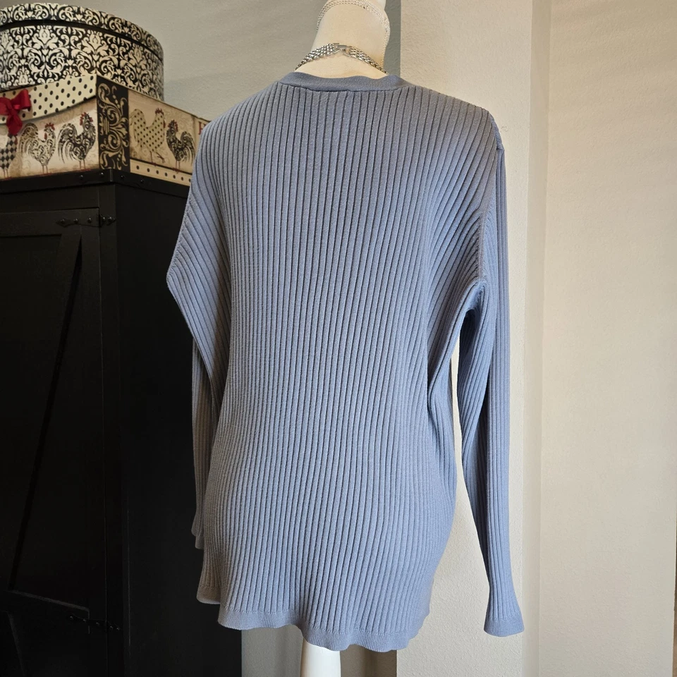 Lane Bryant Cardigan Sweater Women’s Size 22/28  V-Neck Button Up. 37 - Image 4 of 4