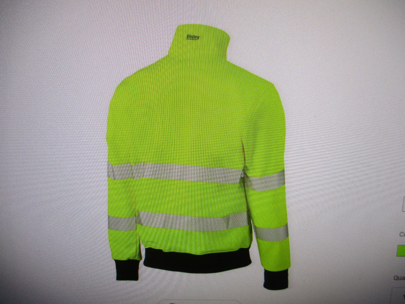 New No Tag Bisley Workwear Jacket Ansi Type R Class 3 Soft Shell,2 XL Excellent! image 2