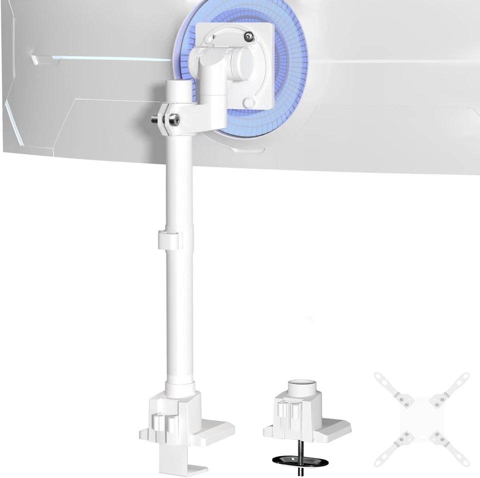 Aluminum Single Monitor Mount - Adjustable Desk Stand - Image 3 of 4