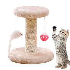 Cat Scratching Post Flower Indoor Cats Kitten Scratch Post Tower Perch Toy Ball