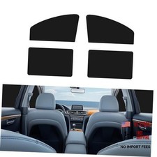 4 PCS Car Side Window Sun Shades, Magnetic Car Front Rear Window Sunshade Black