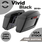 Advan Vivid Black Holeshot Performance Saddlebag Kit For Low Rider S/ ST M8