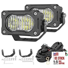 3 Inch Driving Light 2PCS 40W LED Pod Light with DT Wiring 3inch - Flood