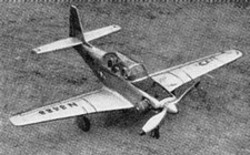 Bauplan Plebe Temco 33 Modellbauplan Fesselflugmodell