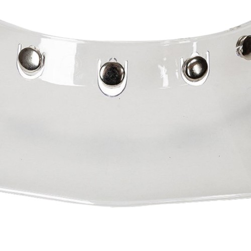 Helmet Visor Peak Protector 5-snap Universal Vintage Open Face Replacement ] - Foto 4 di 25