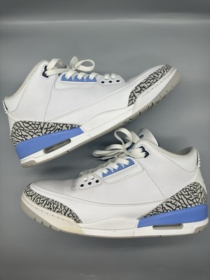NIKE AIR JORDAN III RETRO UNC CT8532-104 2020 WHITE CEMENT
