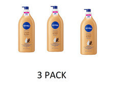 3 PACK NIVEA Cocoa Butter Body Lotion with Deep Nourishing Serum, 20 Fl Oz