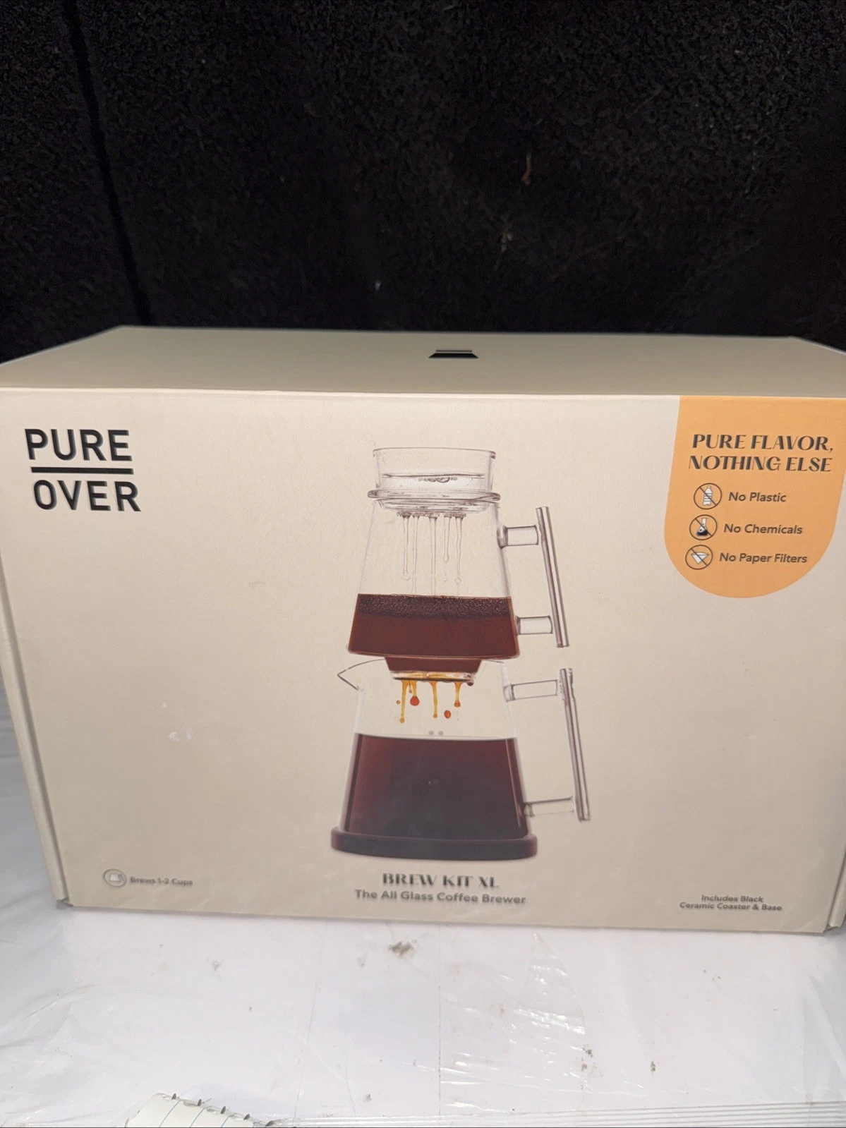 Brew Kit XL The All Glass Coffee Brewer New $39.99
Opens in a new window or tab