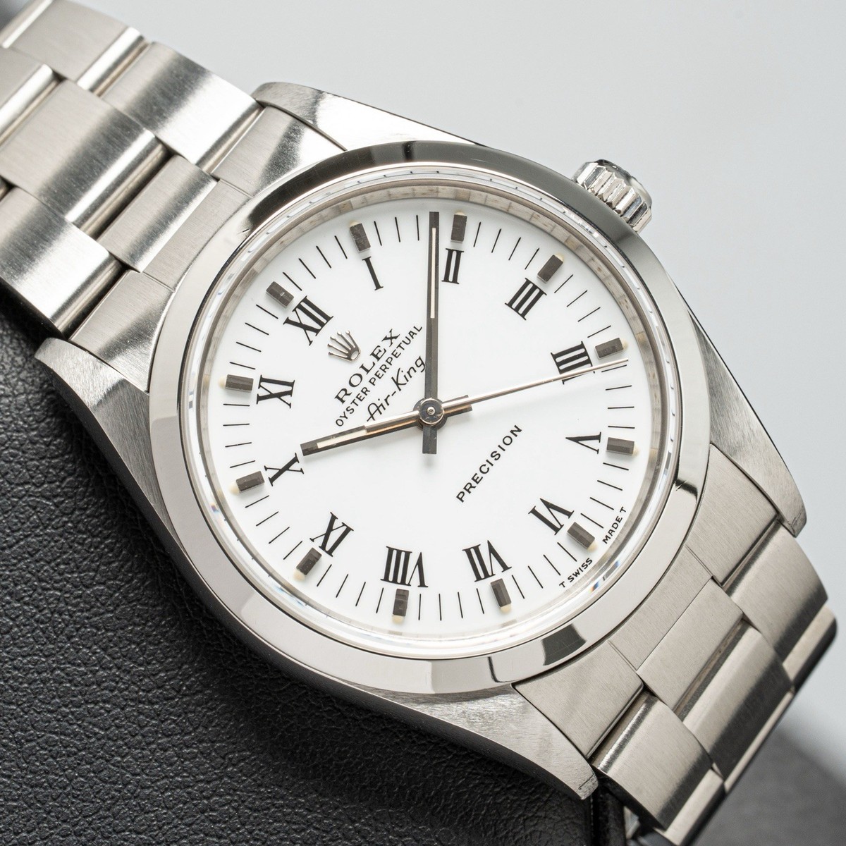 Rolex Oyster Perpetual Air-King WHITE Roman OYSTER 34mm 14000M