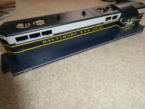 Muestra escala MTH O B&O Baltimore Ohio 3403 carrocería locomotora carcasa 13" largo | Zustand: Used