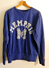 University of Memphis Tigers Sweatshirt League Collegiate Wear Victory Blue S SM