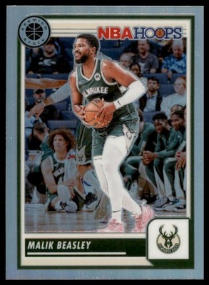 2023-24 Hoops Premium Stock #239 Malik Beasley Silver Prizm