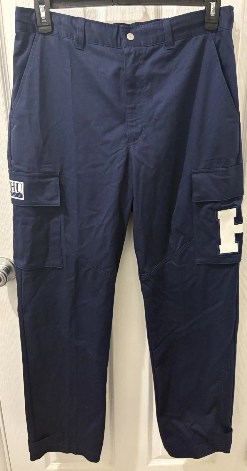 Size Large Men Nike Jordan Howard University Utility Cargo Pants Blue FJ9325-419