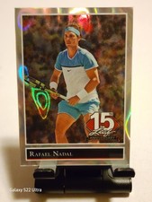 Rafael Nadal Gold Leaf Stars  #4/15 2025 Leaf National 15th Anniversary Silver