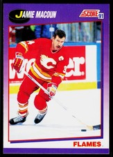 Jamie Macoun, 1991-92 Score American, #284, Calgary Flames,