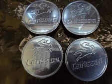 Genuine Carlsson Wheel Center Cap Set Of 4 Silver Chrome 72mm Used Excellent Genuine Carlsson Wheel Center Cap Set Of 4 Silver Chrome 72mm Used Excellent