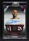 2023 Topps Three Triple Relic Red 1/5 Victor Wembanyama #TRA-VW Rookie Auto RC