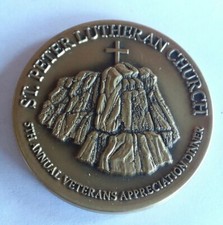 ST. PETER LUTHERAN CHURCH Veterans Appreciation Challenge Coin