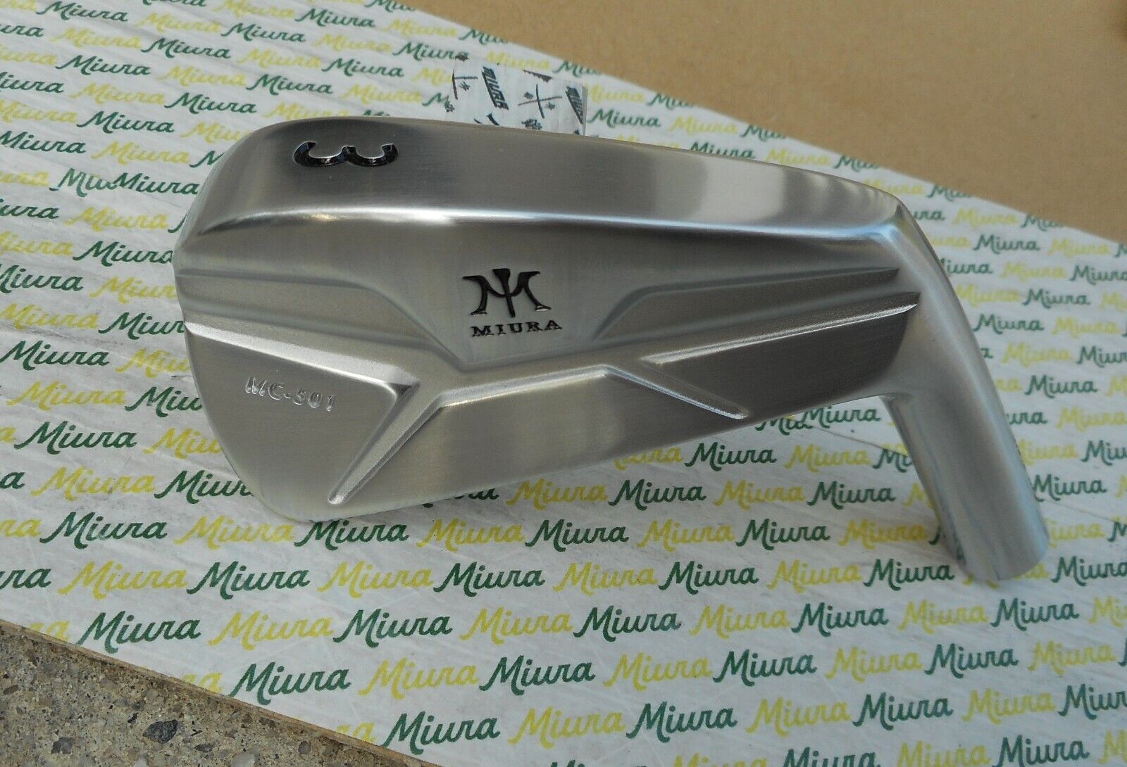 New Miura Golf MC-501 3-iron Head Only Made in Japan .355 Hosel Forged