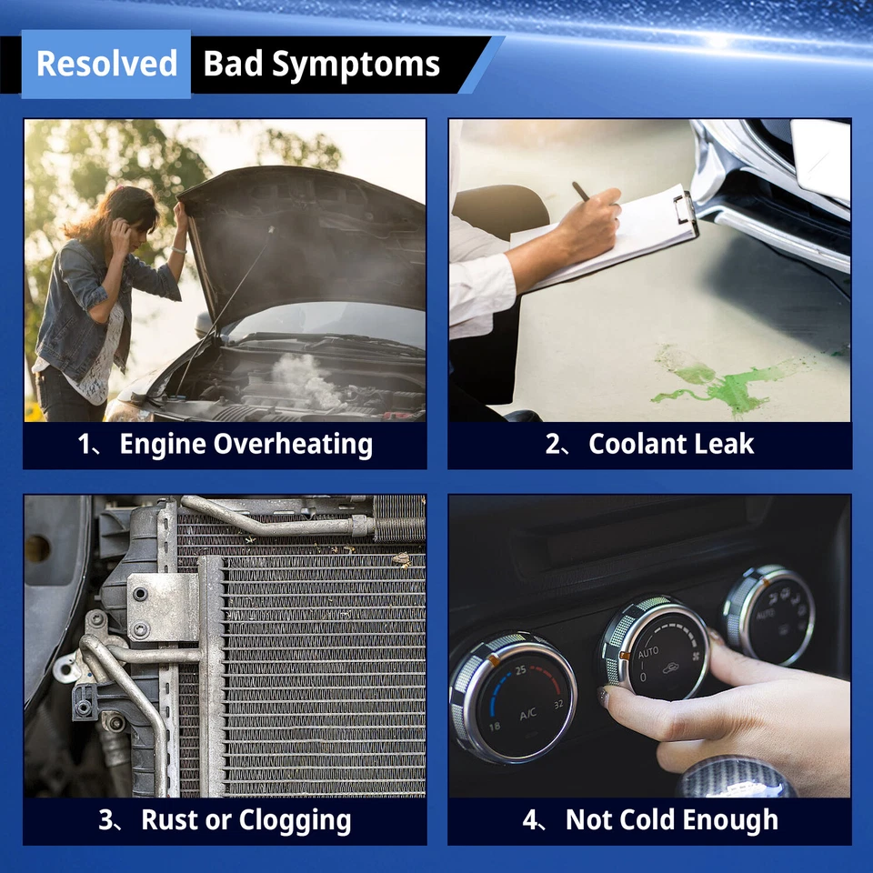 For 1998-2007 Mazda B3000 1998-2011 Ford Ranger Aluminum A/C 4904 Condenser Core - Image 4 of 4