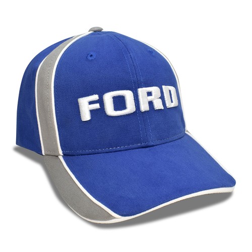 Baseballmütze Ford Logo grau Streifen blau Sport - Bild 1 von 3