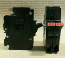 FPE Federal Pacific NC240 2 Pole 40 Amp 120V Thin Red/Black Circuit Breaker