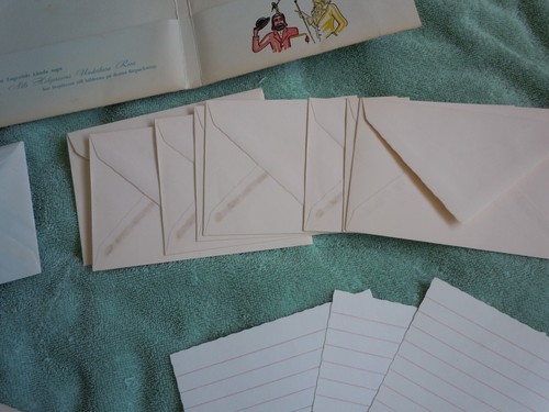 Vintage Stationery Set Sweden Nils Holgerssons Theme Ljungdahls Childrens Art - Picture 8 of 10
