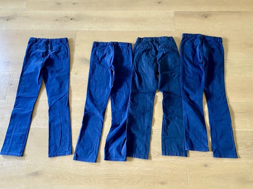 LOT OF 4 - Childrens Place Girls Navy Blue Uniform Pants Size 12 Slim - Picture 3 of 3